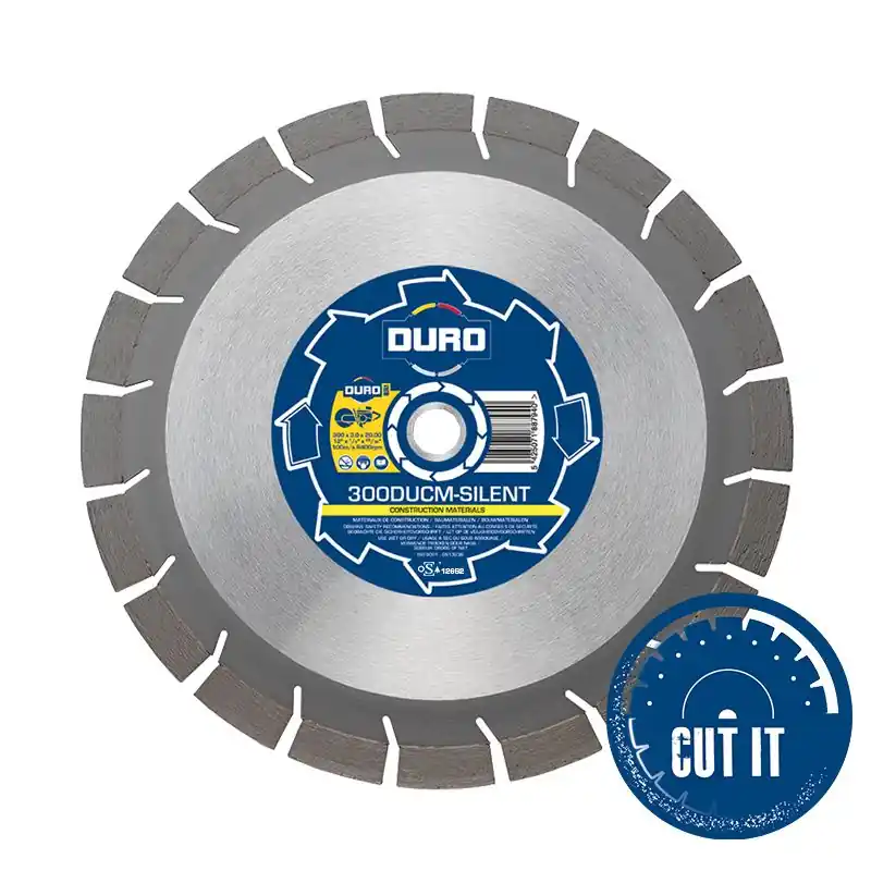 Duro 10313 Scie diamantée DUCM-SILENT 300x25.4