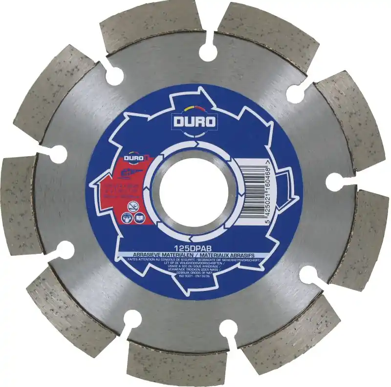 Duro 20701 Scie diamantée DPAB 125x22,2