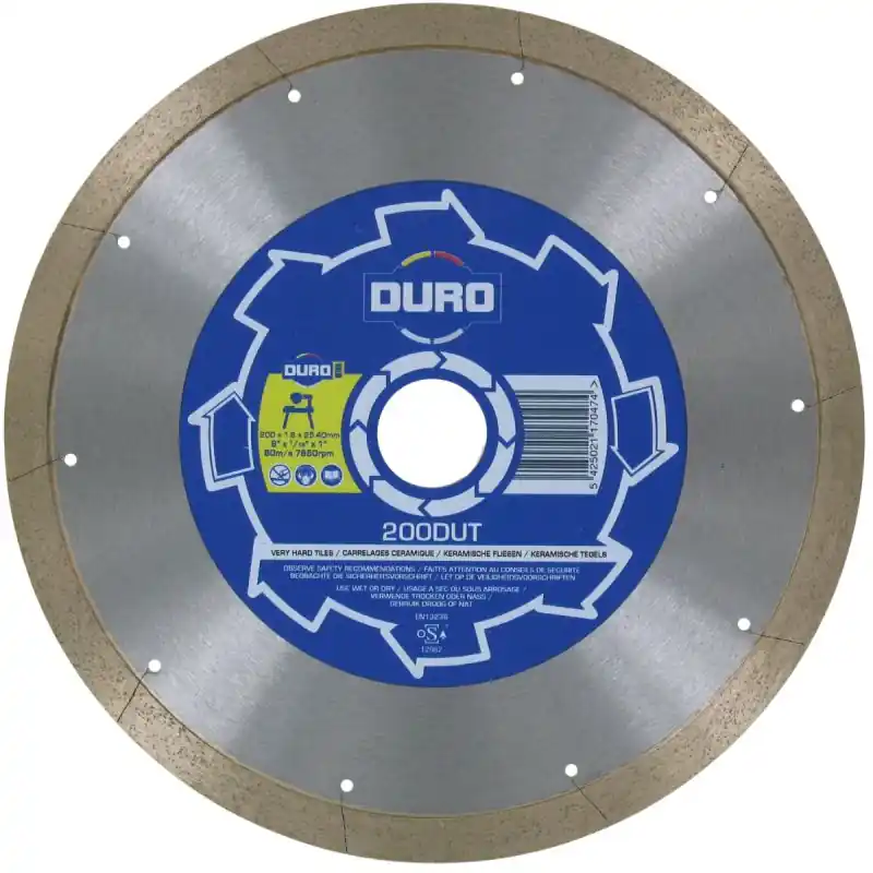 Duro 10704 Scie diamantée DUT 200x1,6x25,4