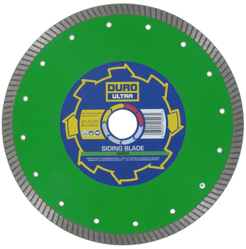 Duro SIDING180 Scie diamantée Lame de bardage 180x30/20/16