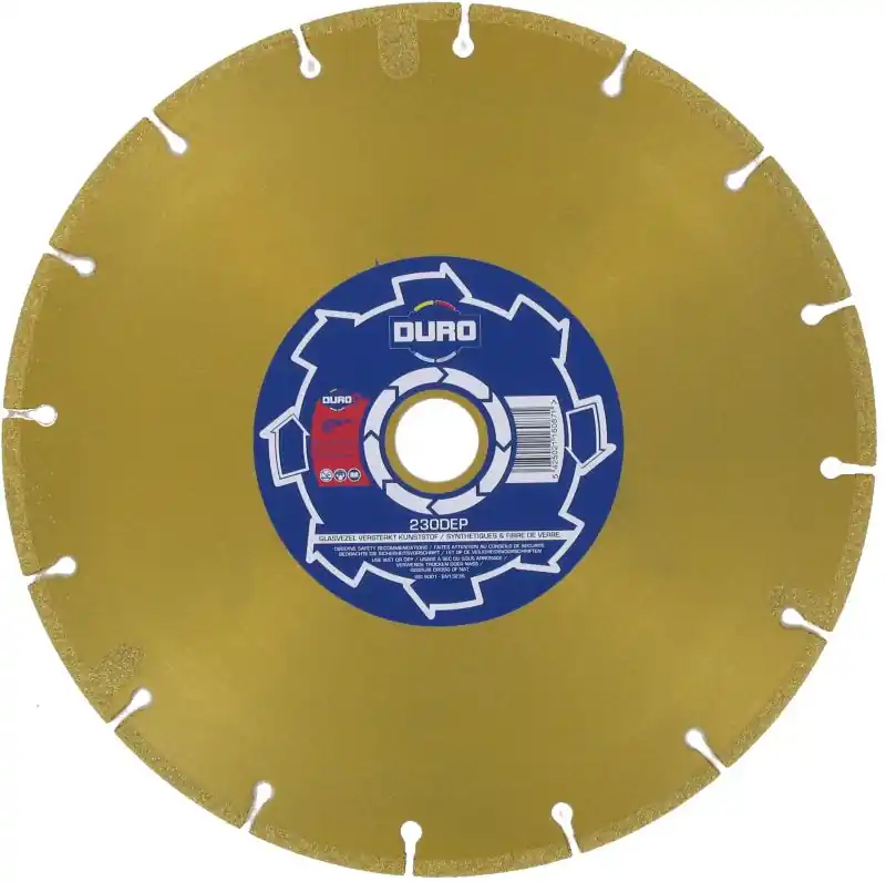 Duro 20923 Scie diamantée DEP 230x1,6x22,3