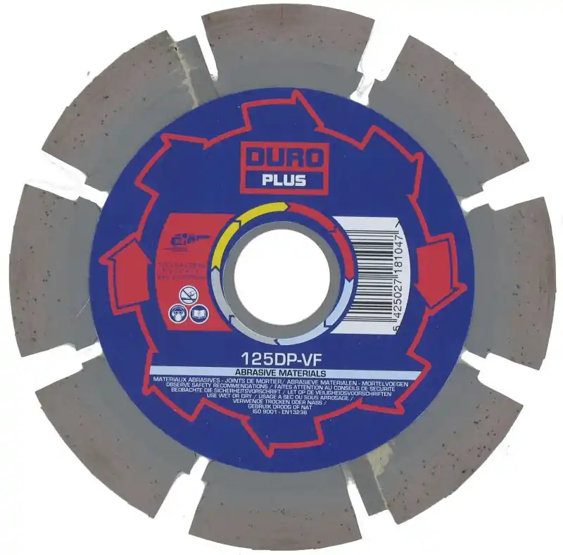 Duro 20860 Fraise à joint diamantée DP-VF 125x22,2