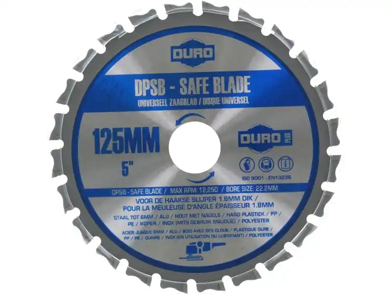 Duro 50111 Scie à métaux DPSB 125x1,8x22,2