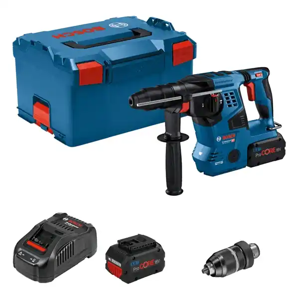 Bosch Bleu 0611921002 GBH 18V-28 CF Marteau combiné 18V 8.0Ah ProCore en L-Boxx 238