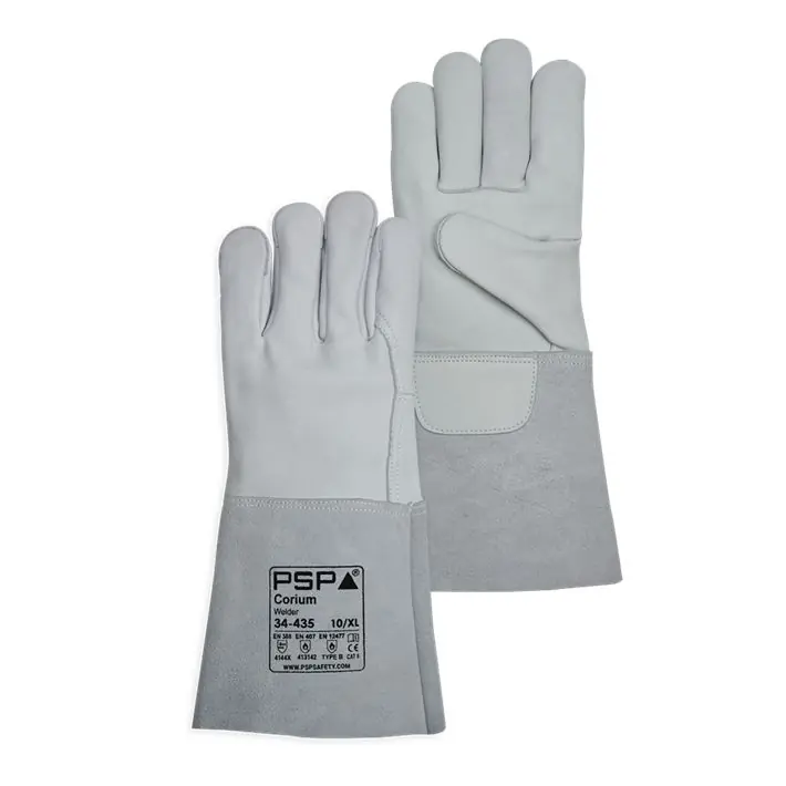 PSP 2.03.34.435.10 34-435 Paire de gants de soudage en cuir Taille 10