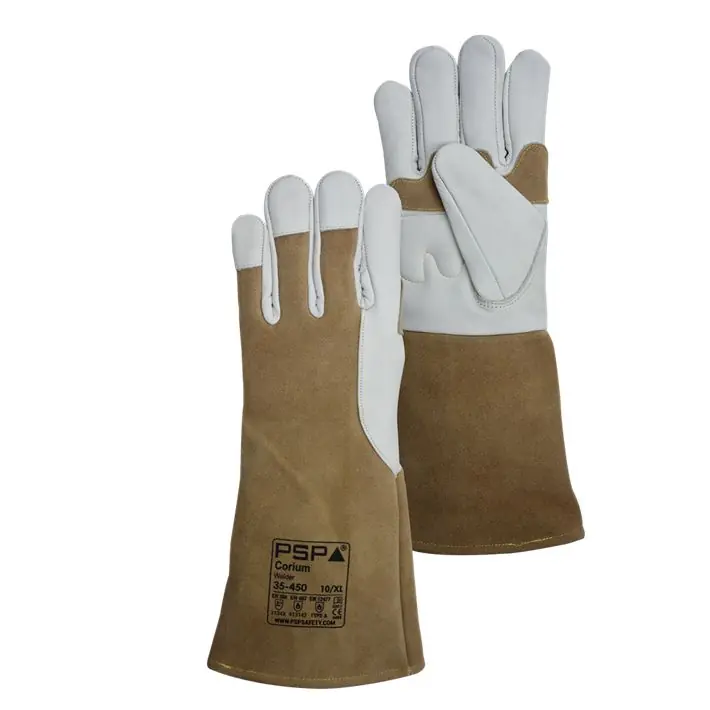 PSP 2.03.35.450.10 35-450 Paire de gants de soudage en cuir Taille 10