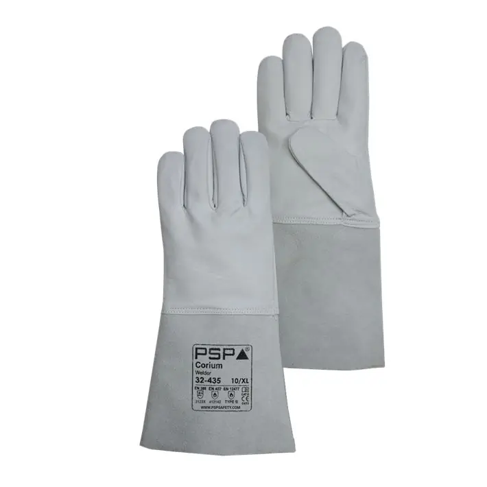 PSP 2.03.32.435.10 Corium Welder 32-435 Gant de soudage en cuir paire taille 10