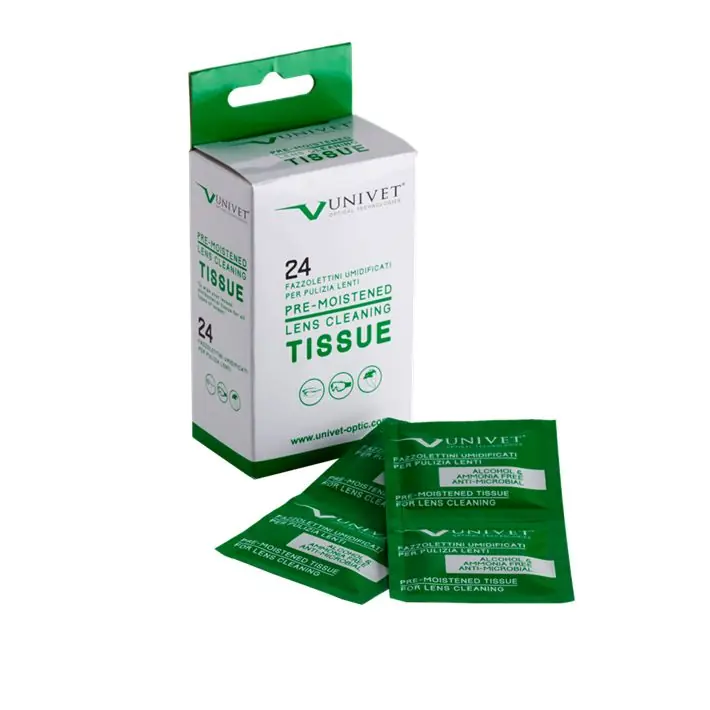 Univet 7.43.25.820.00 3QL003 Lingettes nettoyantes lunettes
