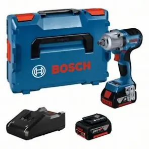 Bosch Bleu 06019K4102 GDS 18V-450 PC Clé à chocs professionnelle 1/2" 18V 4.0Ah en L-Boxx