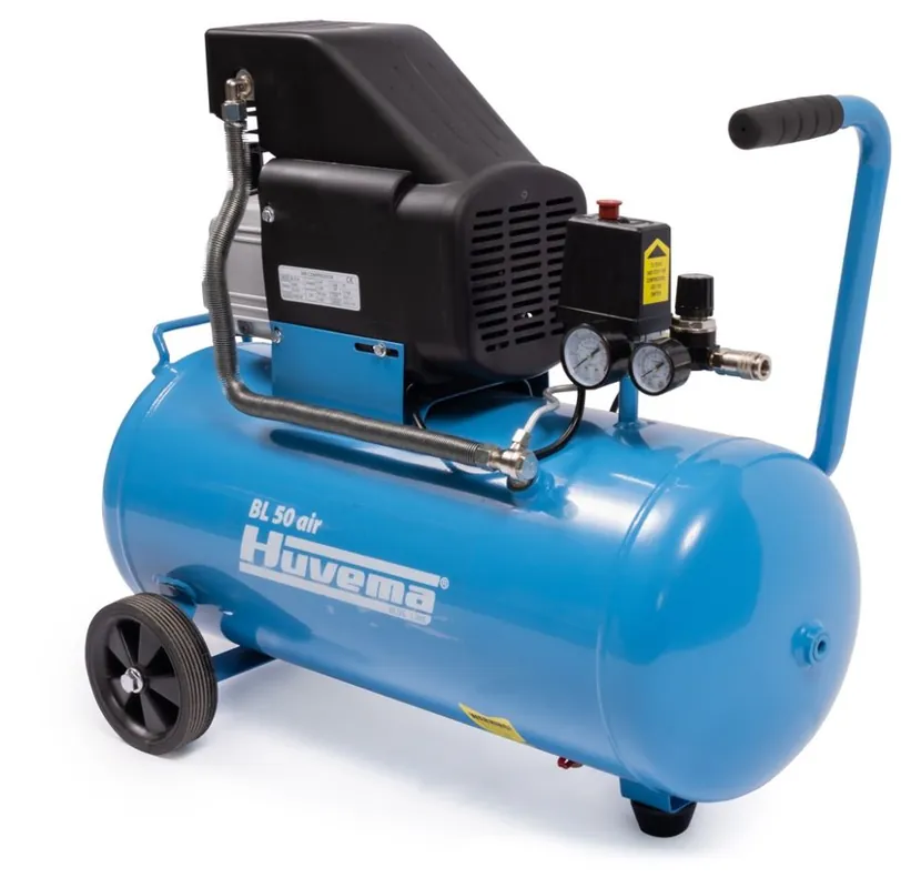 Huvema 21662 Compresseur d‘air lubrifié à l‘huile 50 litres