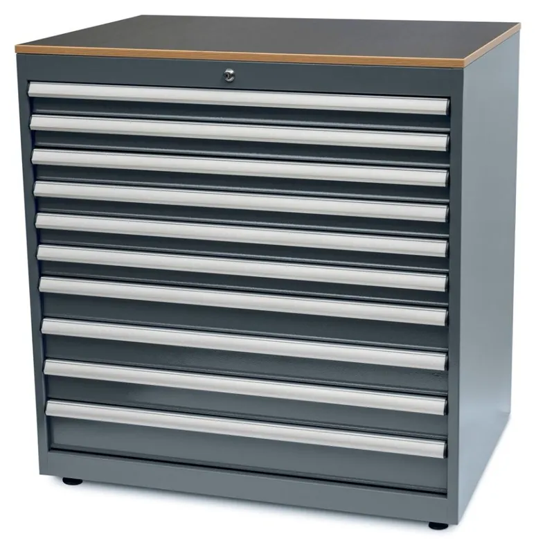 Huvema K11100G Armoire à outils 10 tiroirs