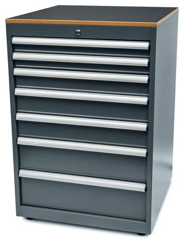 Huvema K7100G Armoire à outils à 7 tiroirs