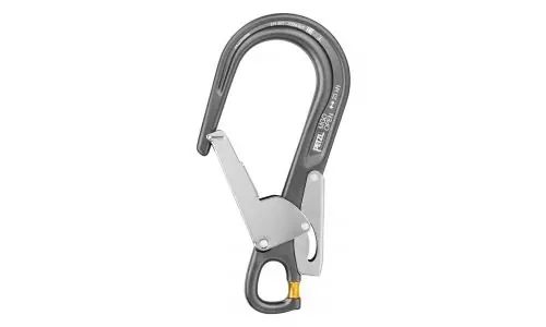 Petzl PE-MGOO60 Crochet d‘échafaudage MGO Open aluminium - 63 mm