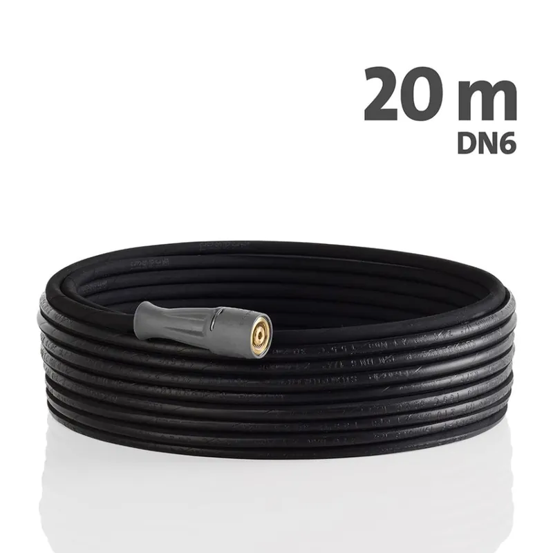 Kränzle Accessoires 43416.1 Tuyau HD noir 20 mètres (DN6)