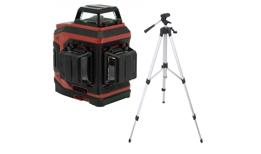 Futech 027.3DG-P MC3D Brave Green cross line laser 3D + trépied 150 cm