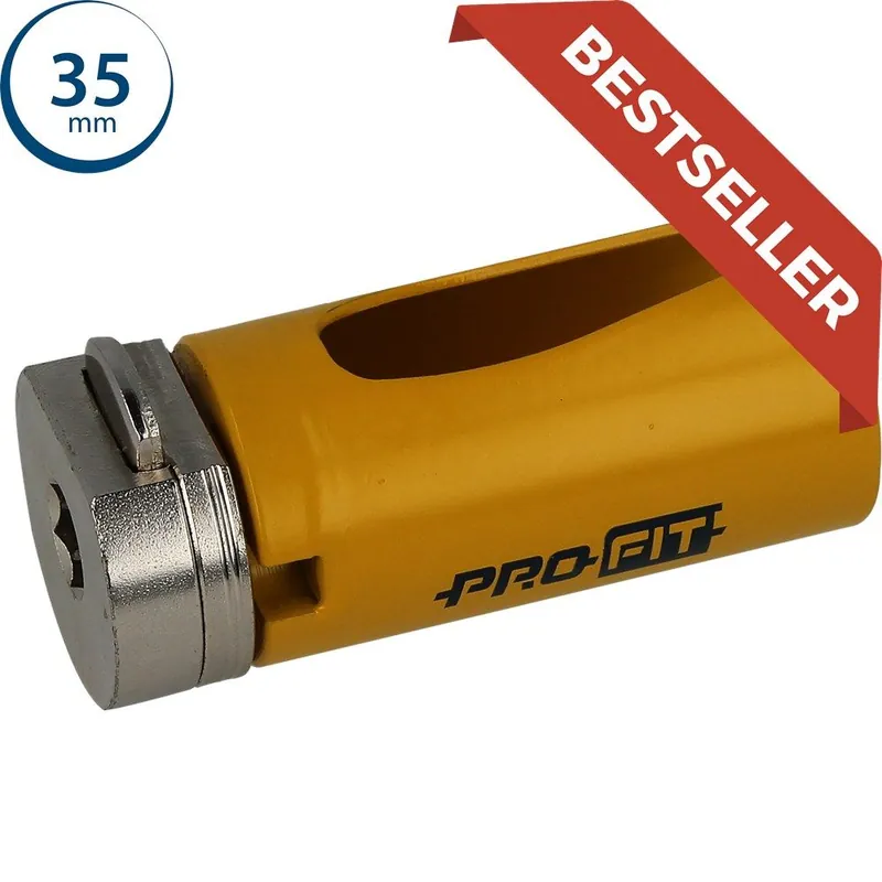 ProFit 09081035 Scie cloche multi-usages 35 mm avec adaptateur intégré
