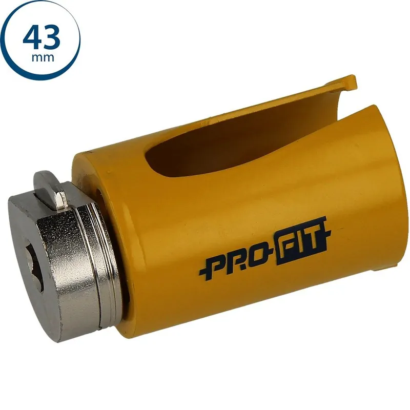 ProFit 09081043 Scie cloche multi-usages 43 mm avec adaptateur intégré