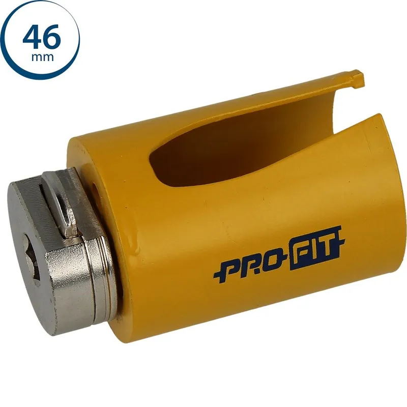 ProFit 09081046 Scie cloche multi-usages 46 mm avec adaptateur intégré