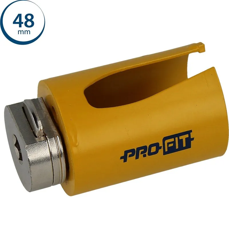ProFit 09081048 Scie cloche multi-usages 48 mm avec adaptateur intégré