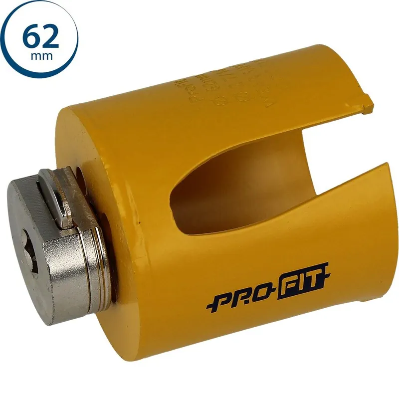 ProFit 09081062 Scie cloche multi-usages 62 mm avec adaptateur intégré
