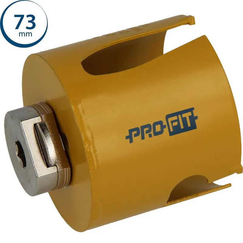 ProFit 09081073 Scie cloche multi-usages 73 mm avec adaptateur intégré