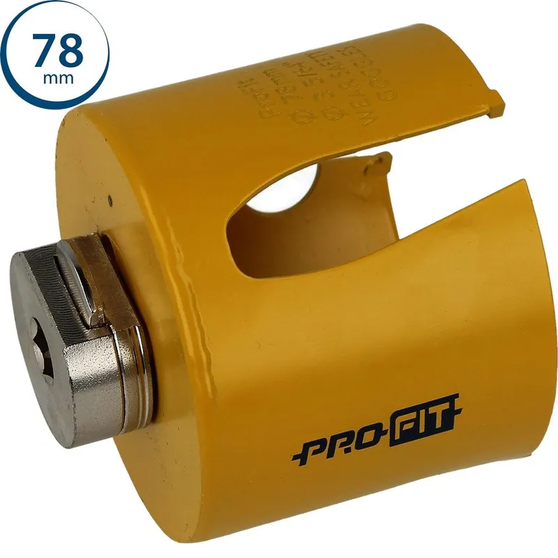 ProFit 09081078 Scie cloche multi-usages 78 mm avec adaptateur intégré