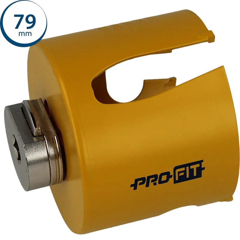 ProFit 09081079 Scie cloche multi-usages 79 mm avec adaptateur intégré