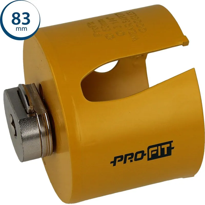 ProFit 09081083 Scie cloche multi-usages 83 mm avec adaptateur intégré