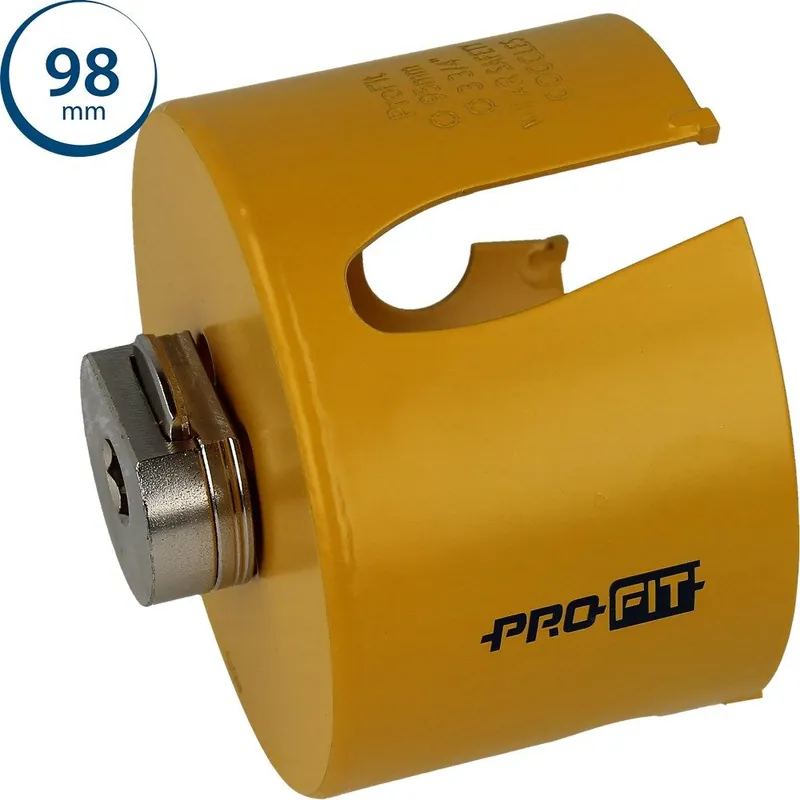 ProFit 09081098 Scie cloche multi-usages 98 mm avec adaptateur intégré