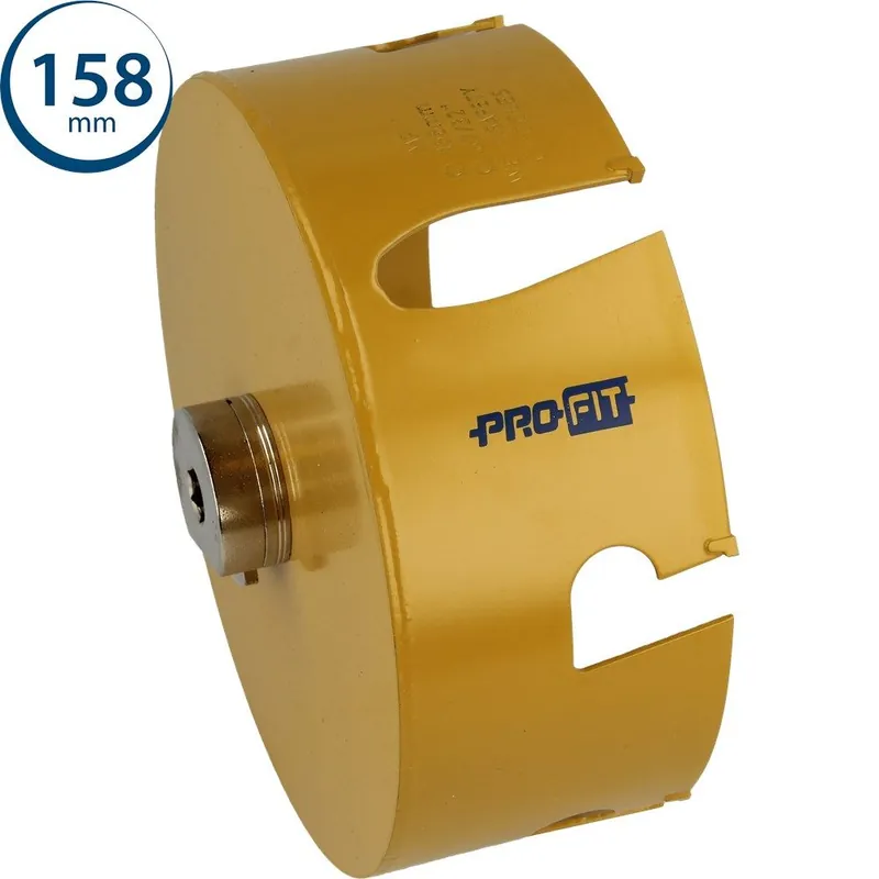 ProFit 09081158 Scie cloche multi-usages 158 mm avec adaptateur intégré