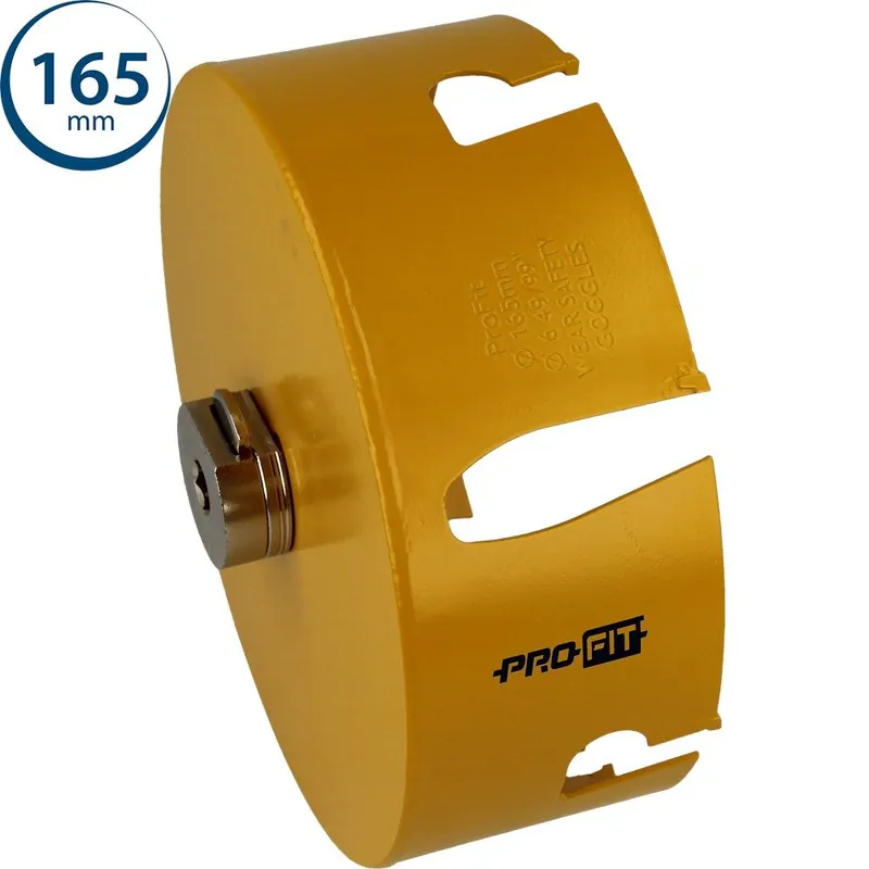 ProFit 09081165 Scie cloche multi-usages 165 mm avec adaptateur intégré