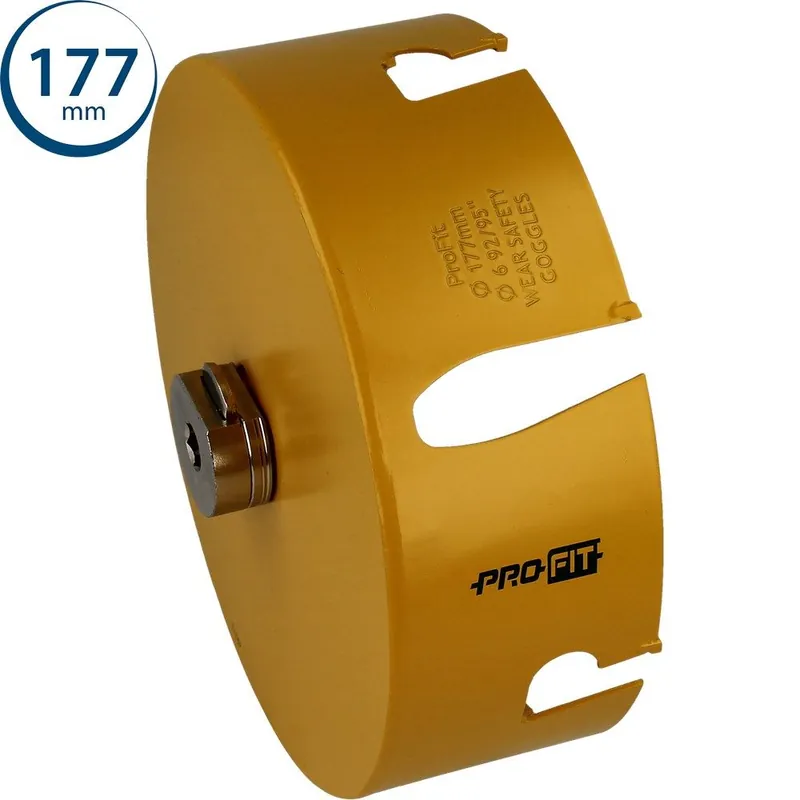 ProFit 09081177 Scie cloche multi-usages 177 mm avec adaptateur intégré