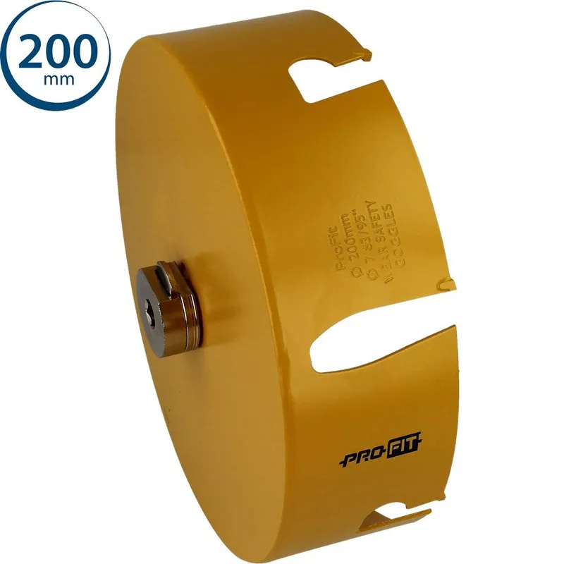 ProFit 09081200 Scie cloche multi-usages 200 mm avec adaptateur intégré