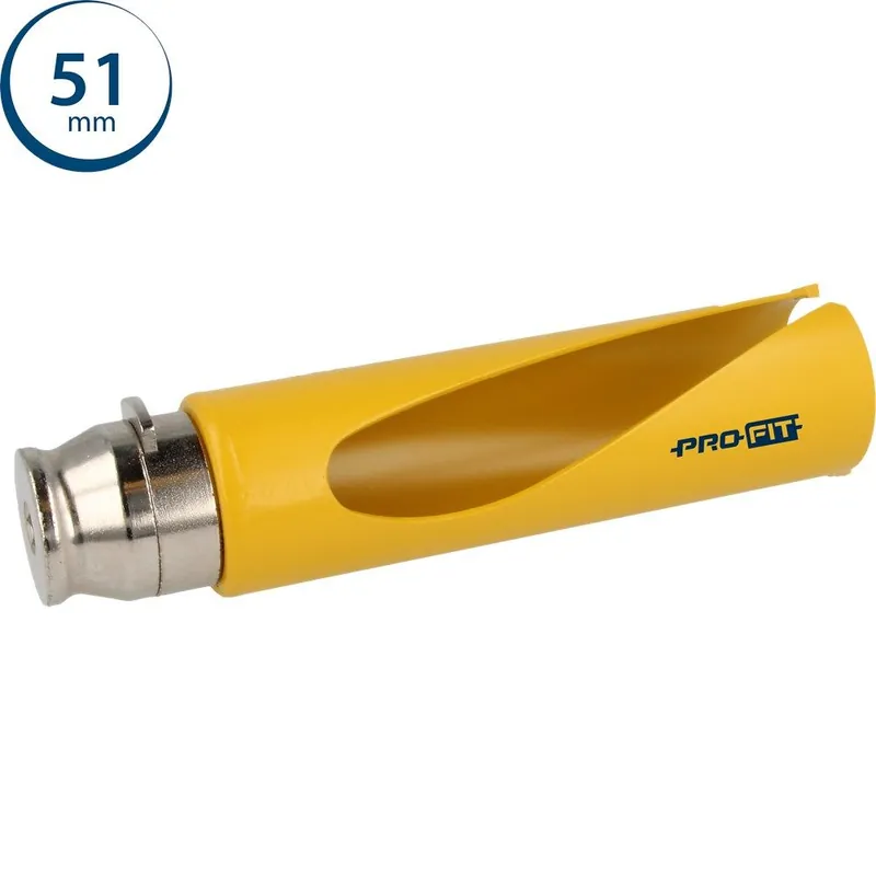 ProFit 09281051 Scie cloche multi-usages Longue 51 mm avec adaptateur intégré