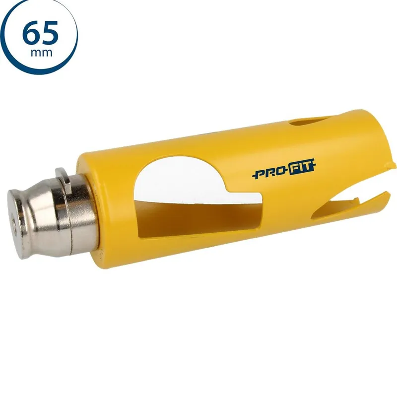 ProFit 09281065 Scie cloche multi-usages Longue 65 mm avec adaptateur intégré