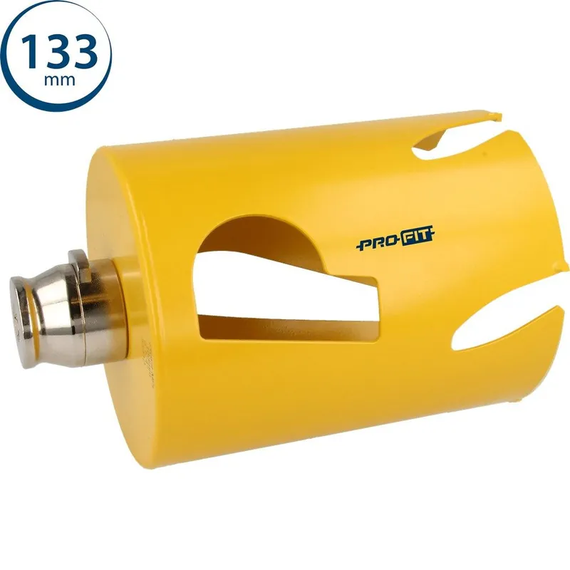 ProFit 09281133 Scie cloche multi-usages Longue 133 mm avec adaptateur intégré
