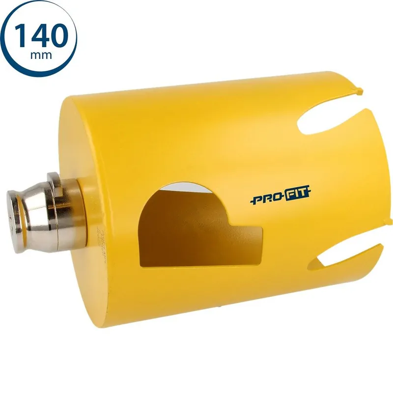 ProFit 09281140 Scie cloche multi-usages Longue 140 mm avec adaptateur intégré