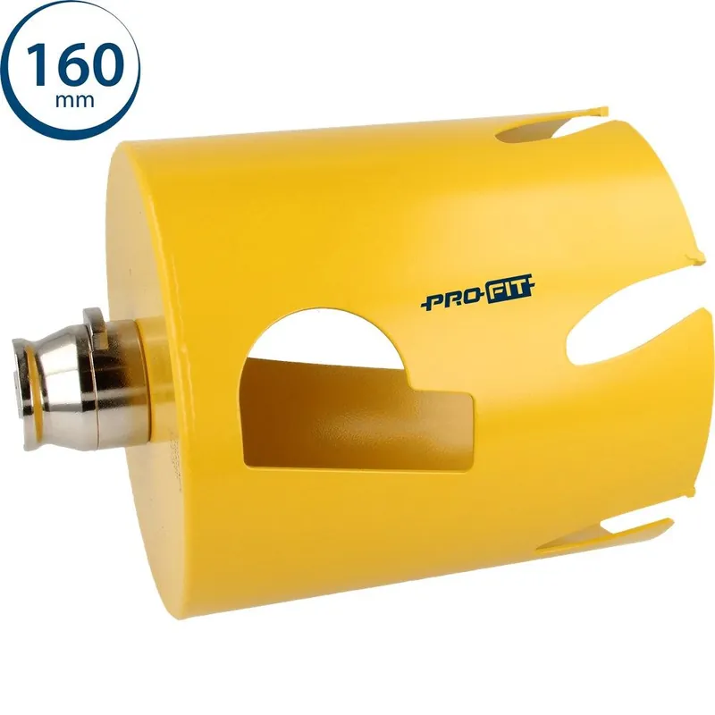 ProFit 09281160 Scie cloche multi-usages Long 160mm avec adaptateur intégré