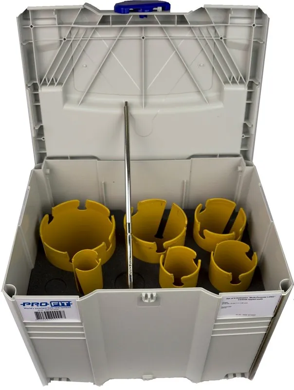 ProFit 092845130S0 Scie cloche multi-usages, set long 45/65/76/91/11/133 mm