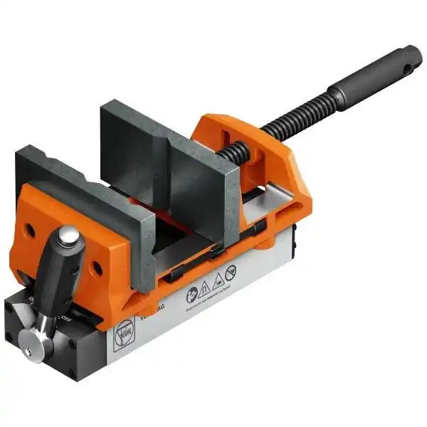 Fein 90701003020 PMV 100 S VERSAMAG Etau magnétique avec une largeur de mâchoire de 100 mm