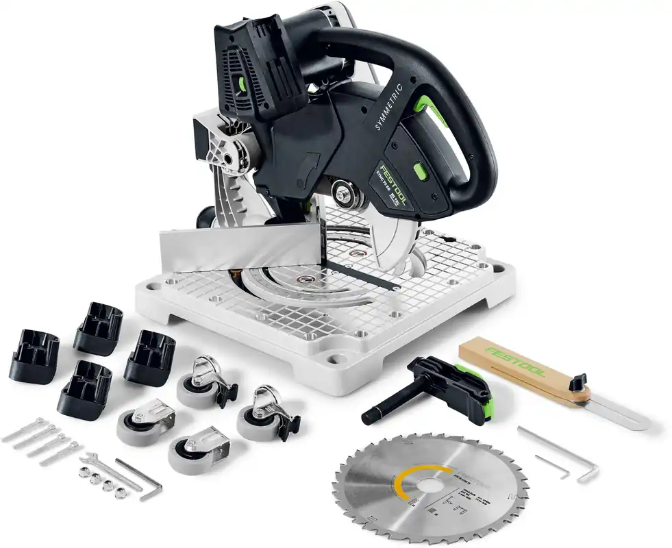Festool 577424 Scie à onglets sans fil 18 V SYMC 70 EB-Basic SYMMETRIC