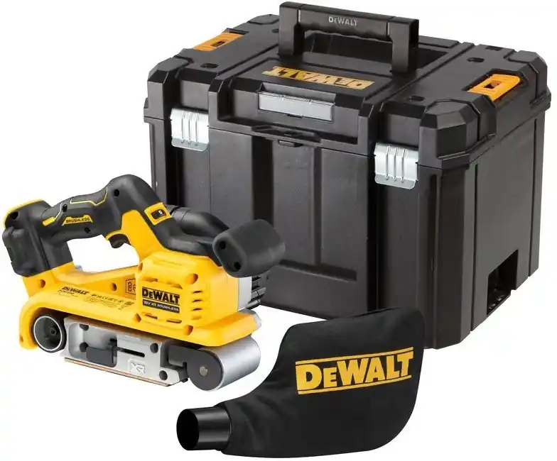 DeWalt DCW220NT-XJ XR Ponceuse à bande sans balais 18V excl. batterie‘"s et chargeur dans valise TSTAK‘"
