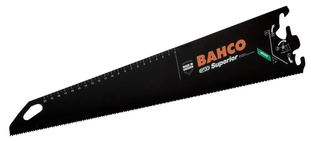 Bahco EX-19-XT9-C Superior™ lame de scie, pour poignées BHS, pour matériaux moyens à grossiers, 9/10 TPI, 19", 475 mm