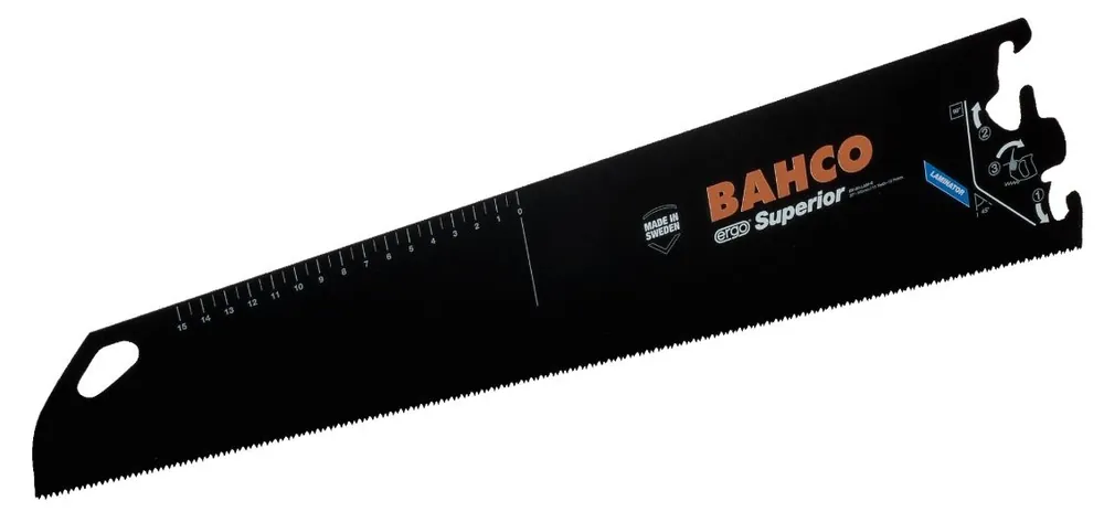Bahco EX-20-LAM-C Superior™ lame de scie, pour poignées BHS, pour sols stratifiés et bois, 11/12 TPI, 20", 500 mm