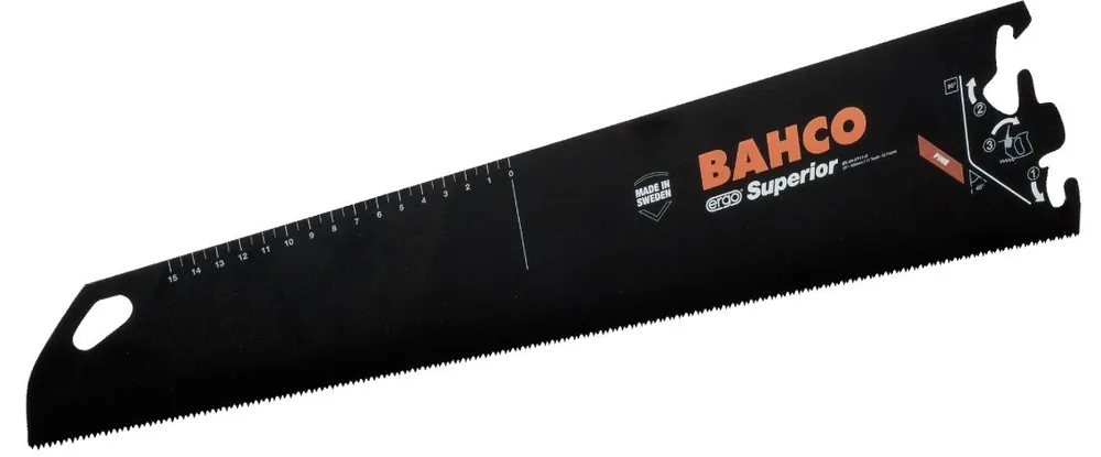 Bahco EX-20-XT11-C Superior™ lame de scie, pour poignées BHS, pour travaux de tronçonnage et d‘ajustage, 11/12 TPI, 20", 500 mm