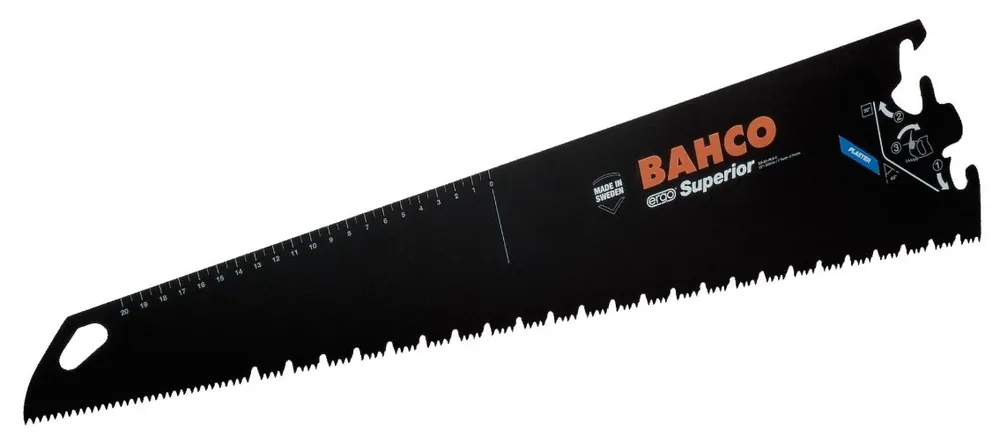 Bahco EX-22-PLS-C Superior™ lame de scie, pour poignées BHS, pour plaques de plâtre et panneaux de particules, 7/8 TPI, 22", 550 mm