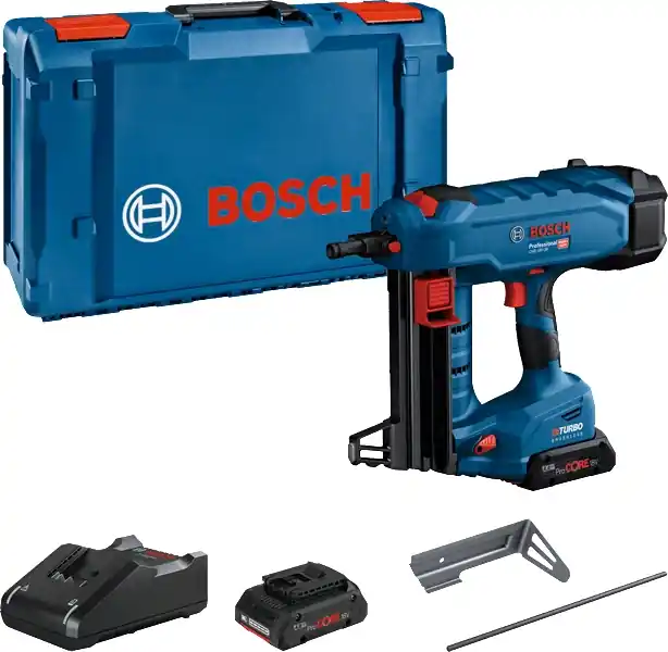 Bosch Bleu 06019L7002 GNB 18V-38 Professional Accu Concrete Tacker 18V 4.0Ah ProCore en L-Boxx