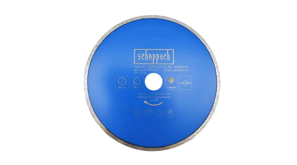 Scheppach 7906700705 Lame de scie diamantée Carreaux 200x25.4 mm