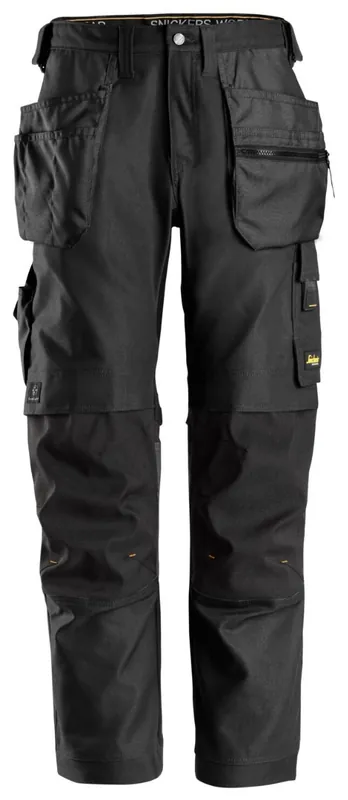 Snickers Workwear 6224 All-roundWork, Canvas+ Pantalon de travail avec poches Holster