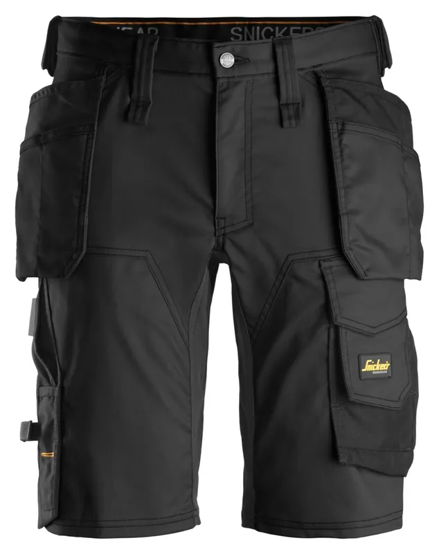Snickers Workwear 6141 All-roundWork, Pantalon court extensible avec poches pour holster